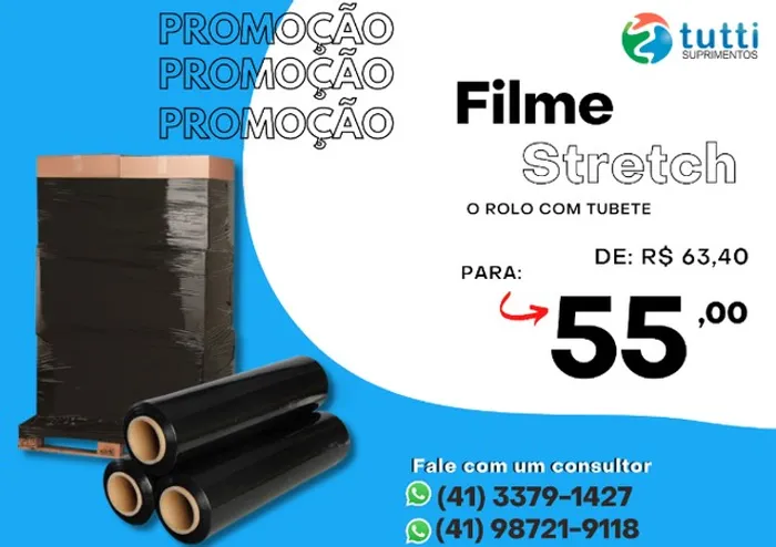 Filme Stretch embalagens