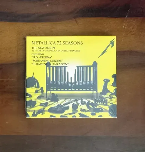 CD importado lacrado Metallica 72 Seasons 2023