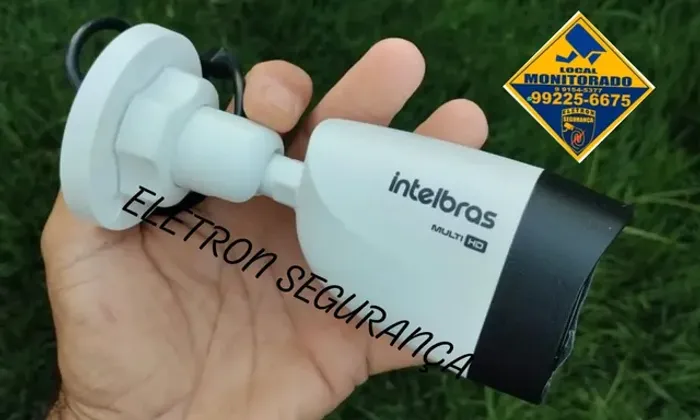 Câmeras de segurança Intelbras com infravermelho