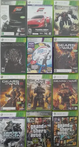 Jogo Xbox 360 mídia física originais 
