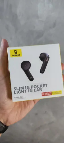  Fone de Ouvido Bluetooth - BASEUS Bowie E16 - Preto