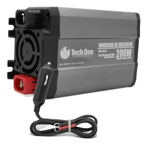 Conversor De Voltagem 200w 12v P/ 110v / 220v Adaptador Usb