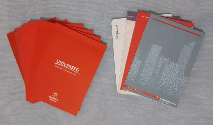 Kit com 11 blocos pequenos sem pauta