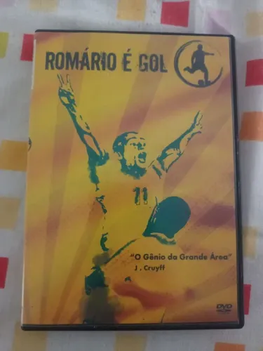 DVD Romário É Gol (Maioria dos 1002 gols do baixinho) fora de catálogo