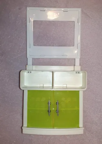 armário para casa da boneca barbie anos 2000