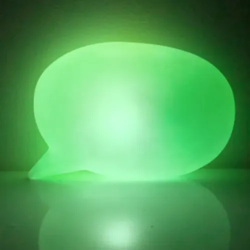 Luminária Balão de Fala Grande
