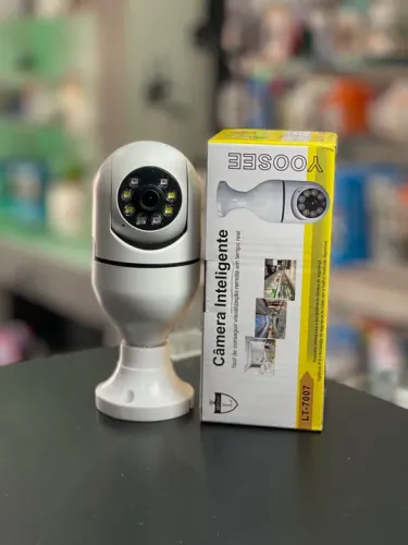 Camera Ip Segurança Lampada Yoosee Panoramica 