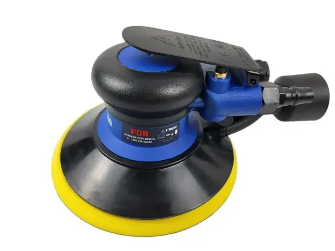 Lixadeira Roto Orbital 6pol. C/Aspiração Pneumática | Pro-400-Pdr