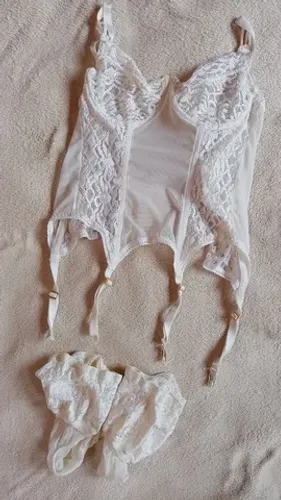 Lingerie Ousada Branca Tamanho M