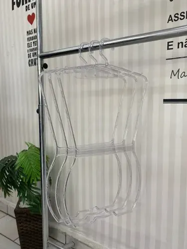 Cabide Silhueta Acrílico Unidade 