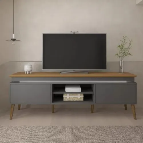 Rack Bancada Para TVs até 75 Polegadas 2 Porta C/LED 1.80M. Produto Novo Direto de Fábrica
