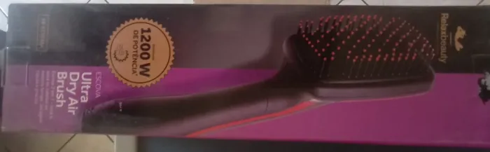 Escova Relaxbeauty 2 em 1 Seca e Alisa os Cabelos 