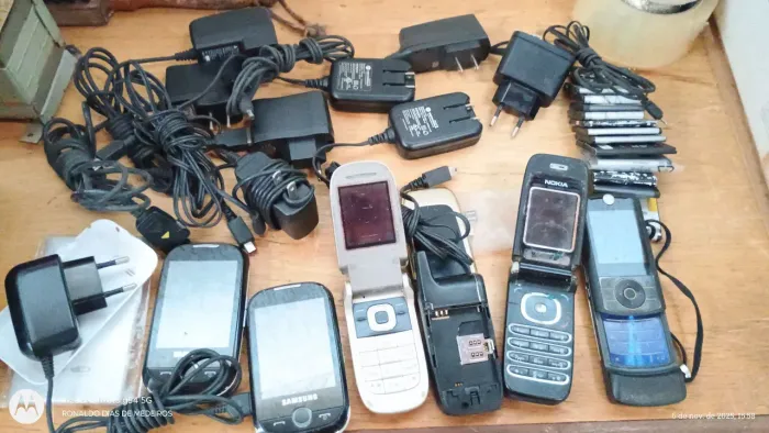 Celular carregador bateria lote sucatas