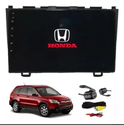 Central Multimídia Android 9 Pol. Carplay e Android Auto CRV 2005 a 2011