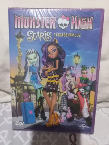 Dvd monster high-tech scaris a cidade sem luz 