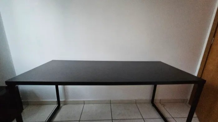 Escrivaninha Trevalla Kuadra Me150-E10 Industrial 150cm Preto Onix