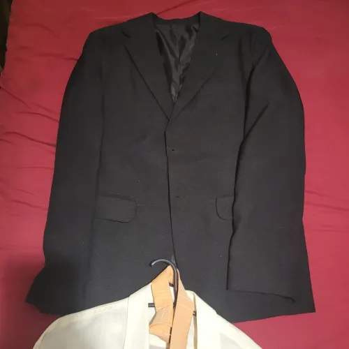 Blazer 16 anos com gravata e camisa de linho