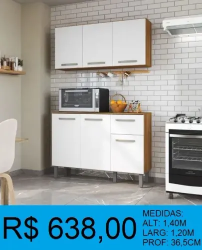 Aereo com balcão 1,20m - POUCAS PEÇAS -APROVEITEM ! Entrega GRATIS