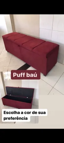 Puff baú solteiro