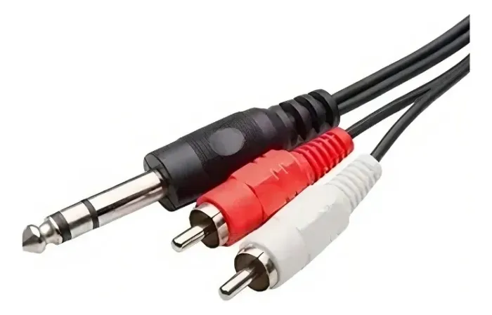Cabo P10 Estereo Para 2 Rca Com 1,5 Metros - Armarinho Ditudo