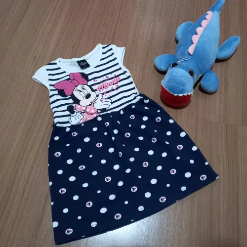 Vestido Infantil Minnie - Tamanho 2