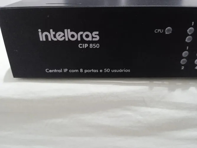 CENTRAL IP INTELBRAS CIP 850 8 RAMAIS.