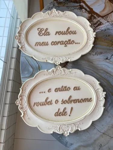 Lindos Quadros para decorar seu casamento