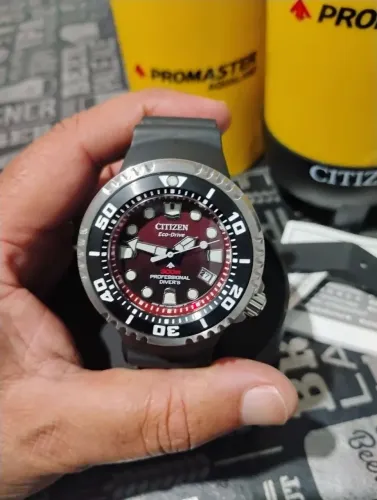 Relógio Citizen Promaster Diver 300Mts BN1024-01Z - Aqualand (Novidade) Vermelho