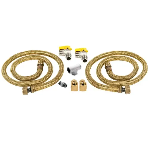 Kit Gás Encanado (GN) para Instalação Dupla de Cooktop e Forno 