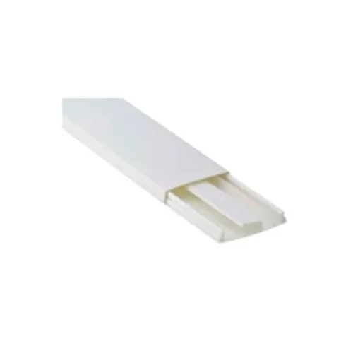5 CANALETA DUTO X4 SLIM 110X20MM 2M BRANCO COM DIVISÓRIA - DUTOPLAST