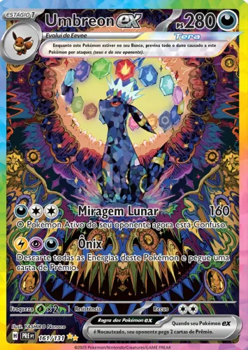 Umbreon Ex, Carta mais rara da coleção (Pokémon) ORIGINAL!