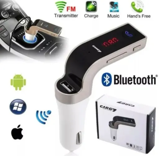 Transmissor Veicular C/ Bluetooth Fm Mp3 Usb E Pendrive  Arduino Automação COD-AP190  