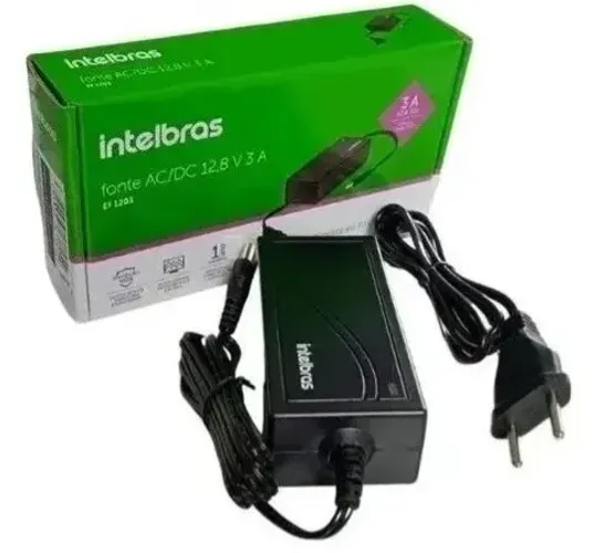 Fonte AC/DC 12,8 Vdc 3A - EF 1203 Intelbras