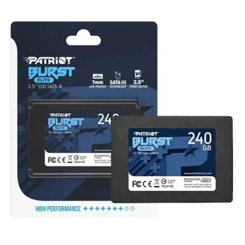 Ssd 240gb + Instalaçao - Loja Coimbra Computadores-SSD 240GB Sata III Patriot Burst Elite