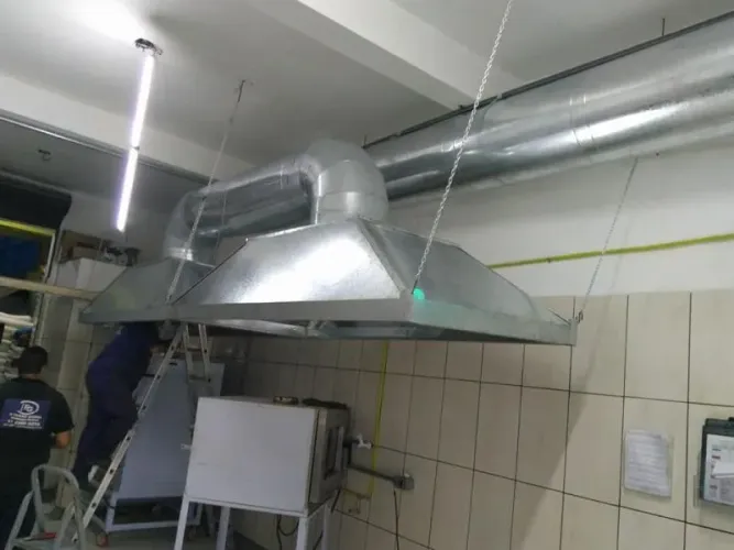 Coifa Industrial,Tubulaçoes para Cozinha Profissional.