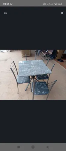 Mesa 4 cadeiras nova