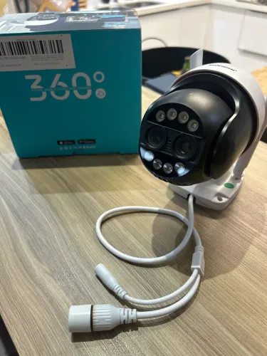 Câmera Segurança 360° Wifi Com IA 