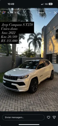 Jeep Compass S T270 1.3 TB 4X2 Flex AUT 2022