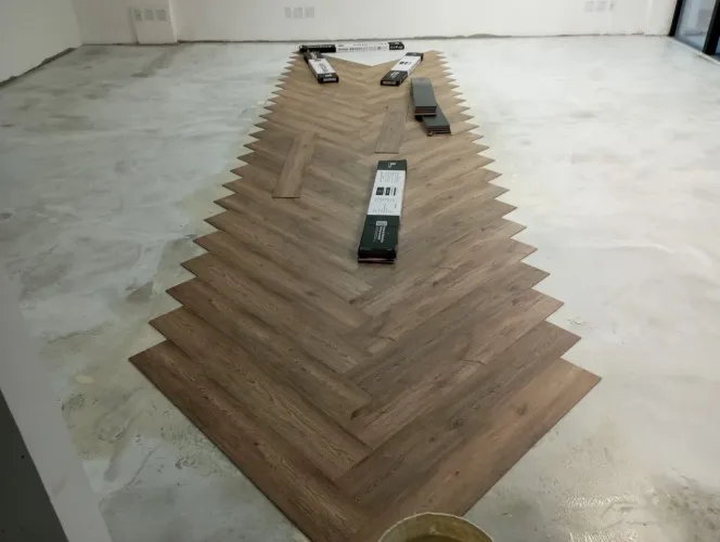 Piso vinílico...