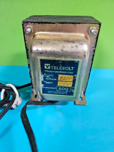 Transformador Fixo Televolt 500VA - 220V/110V