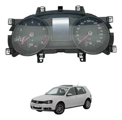 Painel Instrumentos Volkswagen Golf 1.4 2014 2018 Preto