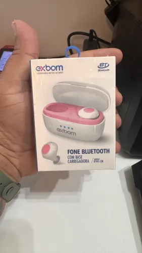 Fone de ouvido sem fio Bluetooth