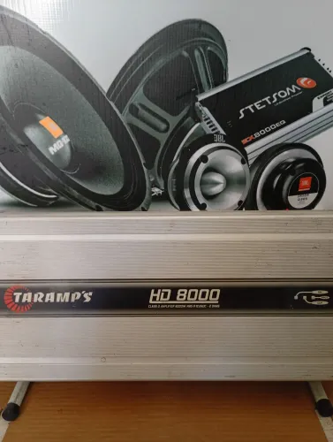 Amplificador Taramps HD 8000 W 2 ohms 
