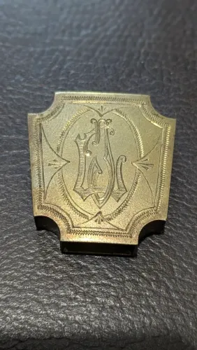 Capa para Caixa de Fósforos / Porta Selos (Metal Gravado)