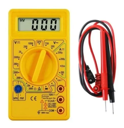 Multímetro Portátil Profissional Eletricista Casas Oficinas