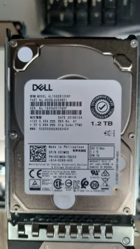 hd dell 1.2tb 12gbps sas 10k Pn 001m0d