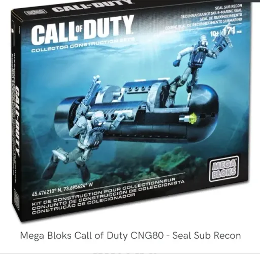 Mega Bloks Call Of Duty Seal Sub Recon