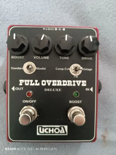 Pedal para guitarra Full Overdrive Deluxe !! Obs. Não despacho pela transportadora Loggi.