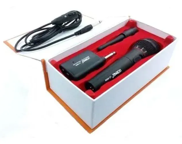 Microfone Sem Fio Profissional Completo Lelong