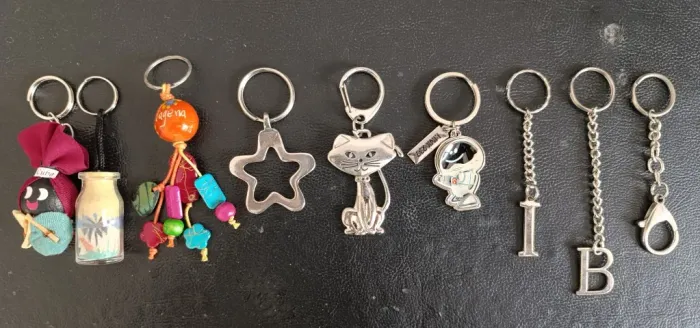 Chaveiros de locais e tipos